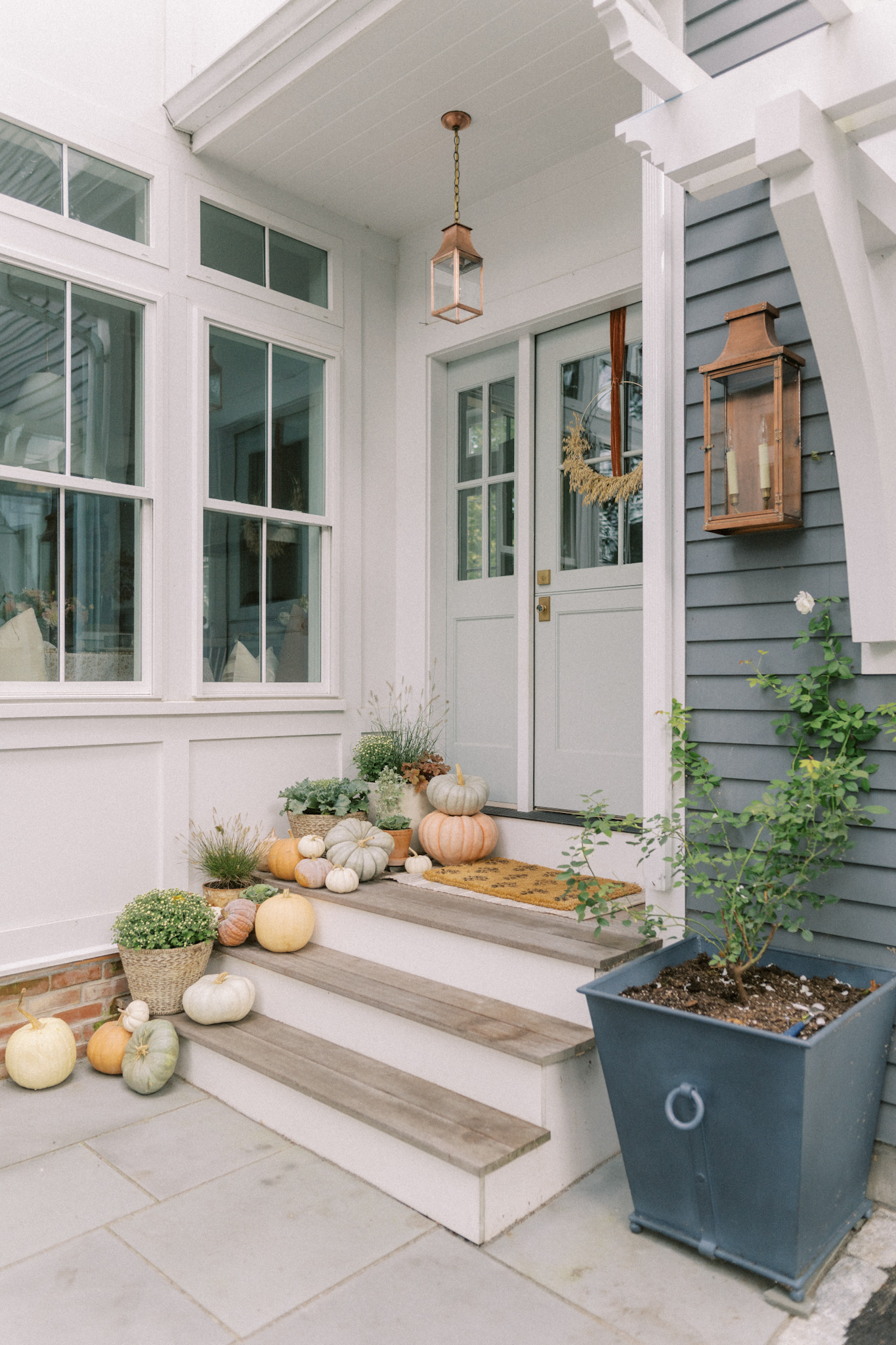 Outdoor steps for Fall season